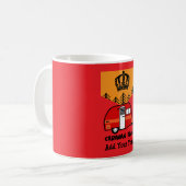 King of the Camper - Funny Camping RV Kaffeetasse (Vorderseite Links)