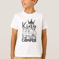 King of the Camper Funny Quote Camping Sprichwort