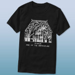 King of the Greenhouse Personalisiert Garening T-Shirt<br><div class="desc">Ein Vintages Gewächshaus voller fabelhafter Pflanze,  mit Text Sprichwort King of the Greenhouse. Ändern Sie den Namen,  um ihn zu personalisieren. Ideal für Ihren Lieblingsgärtner. Originelle Kunst von Nic Squirrell.</div>