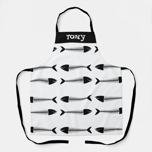 King of the Grill: Benutzerdefinierte All-over-Pri Schürze (Vorderseite)