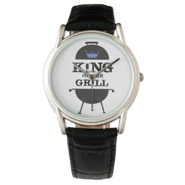 King of the Grill, Black Blue Crown Armbanduhr (Vorderseite)