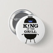 King of the Grill, Black Blue Crown Button (Vorne & Hinten)