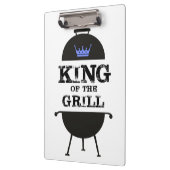 King of the Grill, Black Blue Crown Klemmbrett (Links)