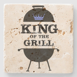 King of the Grill, Black Blue Crown Steinuntersetzer