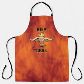 King of the Grill - Comical Steer Schürze (Vorderseite)