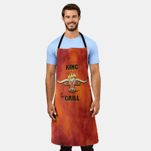 King of the Grill - Comical Steer Schürze