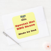 King of the Grill Custom Canning Sauce Sticker (Umschlag)