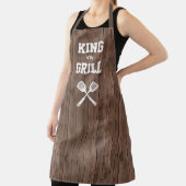 King of the Grill Funny Barn Wood Grilling Schürze (InSitu)