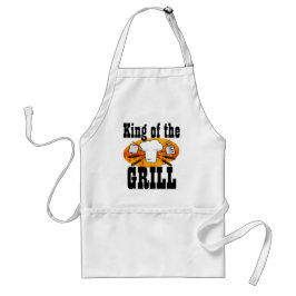 King of the Grill Funny Men's GRILLEN Kochen Schür Schürze