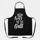 King of the Grill Funny Schürze for Men - GRILLEN (Vorderseite)