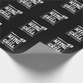 King of the GRILL Geschenkpapier (Ecke)