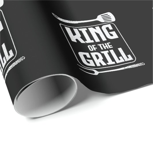 King of the GRILL Geschenkpapier (Rolleneckpunkt)