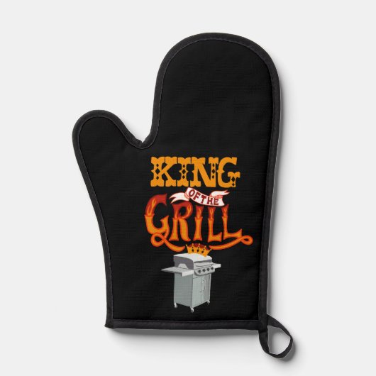 King of the Grill Graphic Ofenhandschuh (Vorderseite)