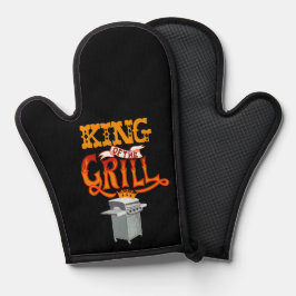 King of the Grill Graphic Ofenhandschuh