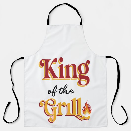 King of the Grill Grill Schürze (Vorderseite)