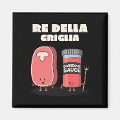 King of the Grill Grillen Barbecue Grill Magnet (Vorne)