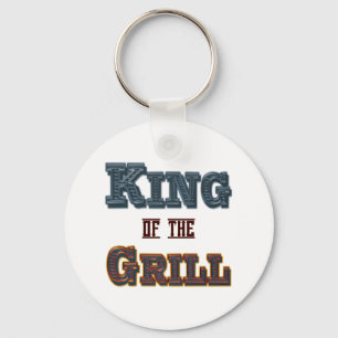 King of the Grill GRILLEN Cooking Slogan Schlüsselanhänger
