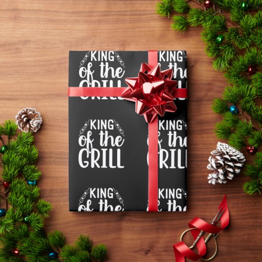King of the Grill GRILLEN Geschenkpapier (Feiertagsgeschenk)