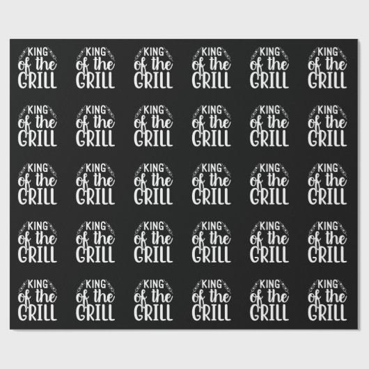 King of the Grill GRILLEN Geschenkpapier (Flach)