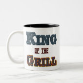 King of the Grill GRILLEN Slogan Anpassbare Tasse (Links)