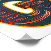 King of the Grill GRILLEN Sprichwort Print Poster (Ecke)