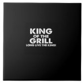 king of the grill long live the king fliese (Vorderseite)