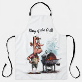🔥 King of the Grill Schürze 🔥 (Vorderseite)