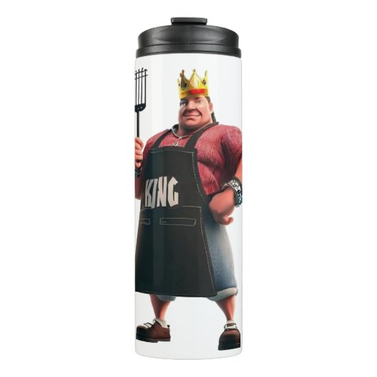 King of the Grill  Thermosbecher (Vorderseite)
