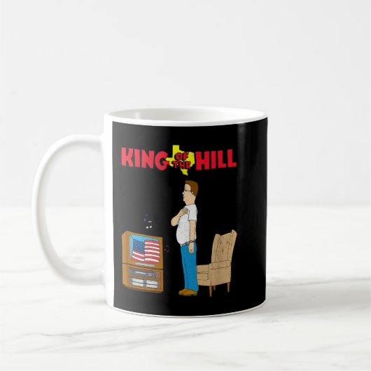 King of the Hill Hank Star Spangled Banner Kaffeetasse (Links)
