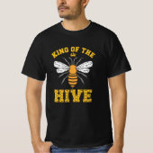 King of the HIVE Bienenzüchter Liebe flüsterend T-Shirt (Vorderseite)