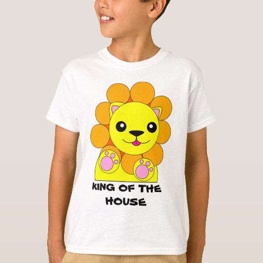 King of the House Children Hübsch T - Shirt (Vorderseite)