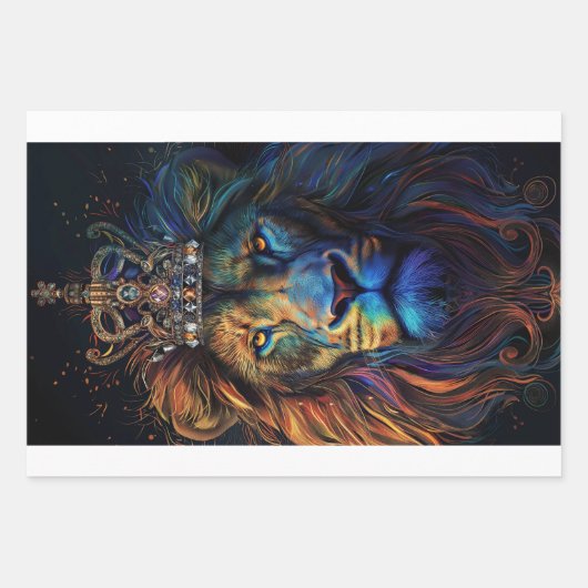 King of the Jungle1 Third Edition Geschenkpapier Set (Vorderseite)