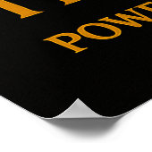 King of the Jungle Art – Powerful Lion and Fire Poster (Ecke)