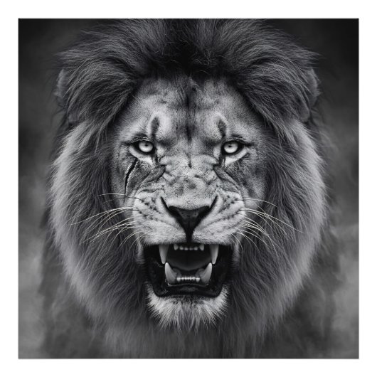 King of the Jungle Fotodruck (Vorne)