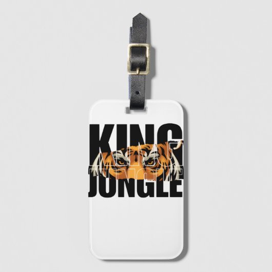 King of the Jungle Gepäckanhänger (Vorderseite Vertikal)