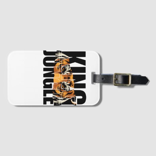 King of the Jungle Gepäckanhänger (Vorderseite (Horizontal))