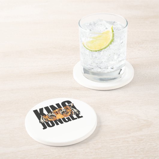 King of the Jungle Getränkeuntersetzer (Seite)