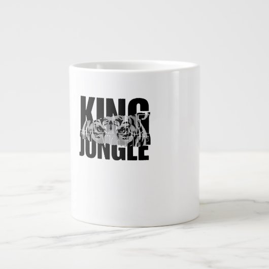 King of the Jungle Jumbo-Tasse (Vorderseite)