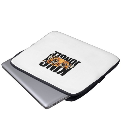 King of the Jungle Laptopschutzhülle (Vorne Knopf)