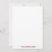 King of the Jungle Lion Baby Shower 12x18 Einladun Einladung (Rückseite)