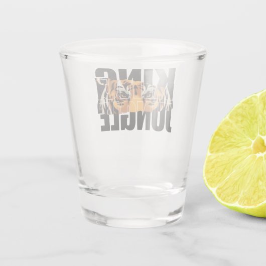 King of the Jungle Schnapsglas (Rückseite)