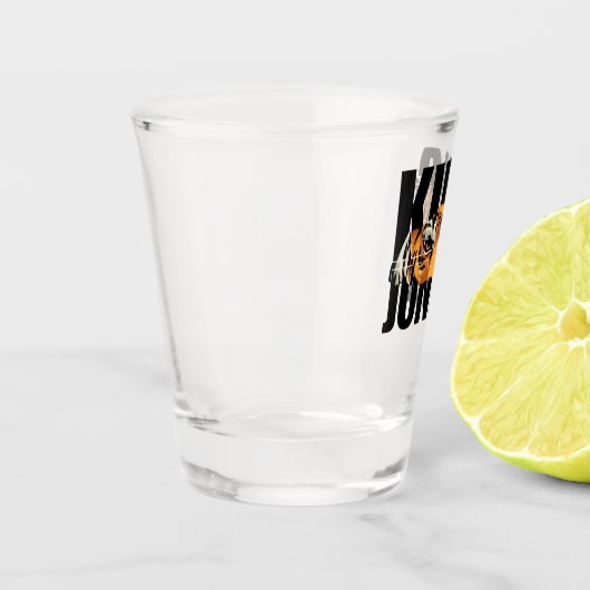 King of the Jungle Schnapsglas (Links)