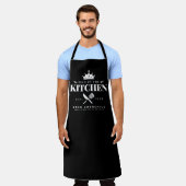 King of The Kitchen Feinschmecker Männer Personali Schürze (Getragen)