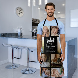 King of the Kitchen Foto Collage Schürze