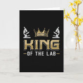 King of the Labrador Laboratory Technician Labrado Karte (Gelbe Blume)