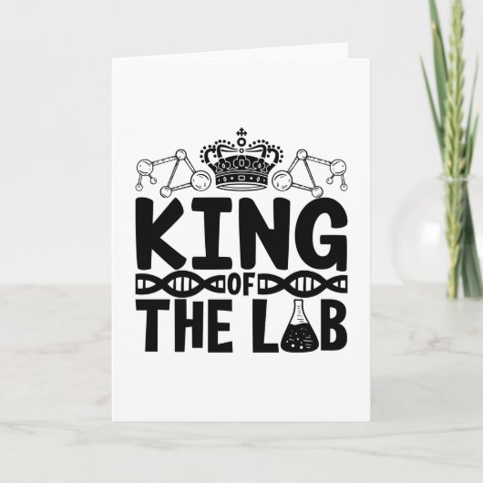King of the Labrador Tech Science Laboratory Techn Karte (Vorderseite)