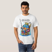 King of the Lake – Funny Fishing Design T-Shirt (Vorne ganz)