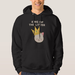 King of the Litter Kitty Litter Cats Hoodie