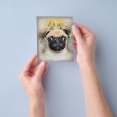 King of the Mops Hunde, Funny Dog, Mops Lover Gesc Flyer (Gruppe)