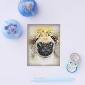 King of the Mops Hunde, Funny Dog, Mops Lover Gesc Flyer (Einzeln)